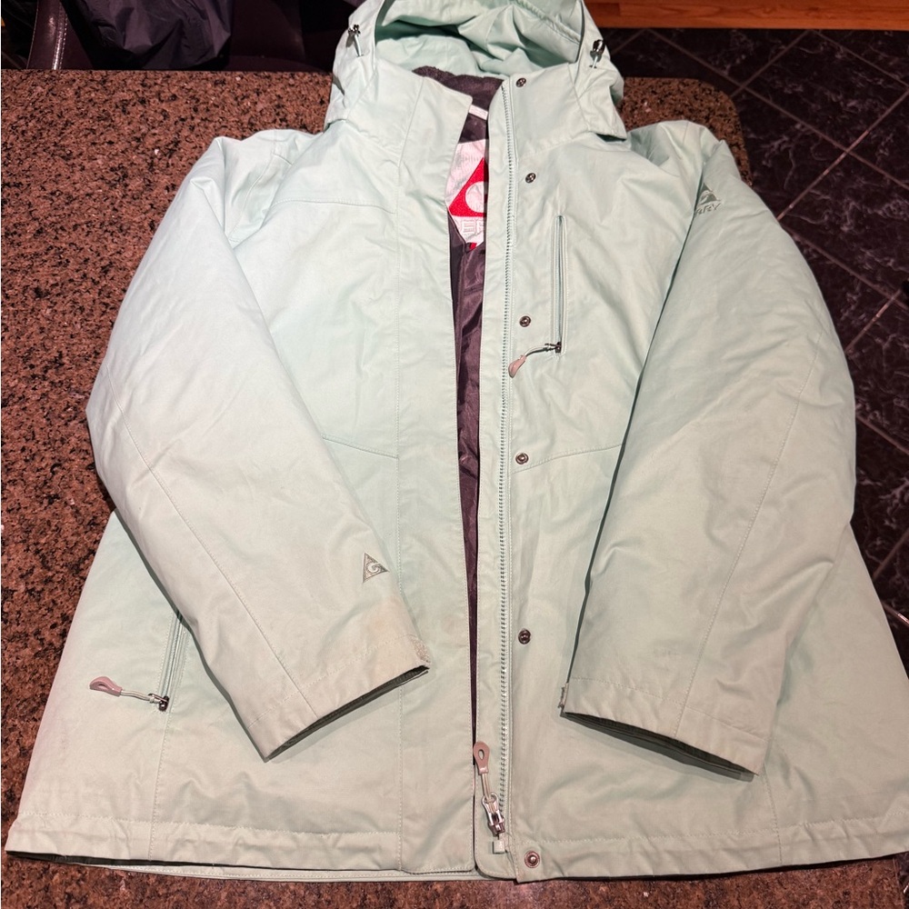 Women's Mint Green Ski Jacket